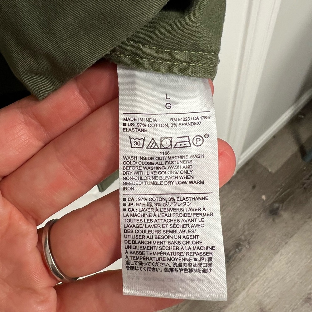 Banana Republic Olive Utility Jacket for Women - Picture 4 of 4